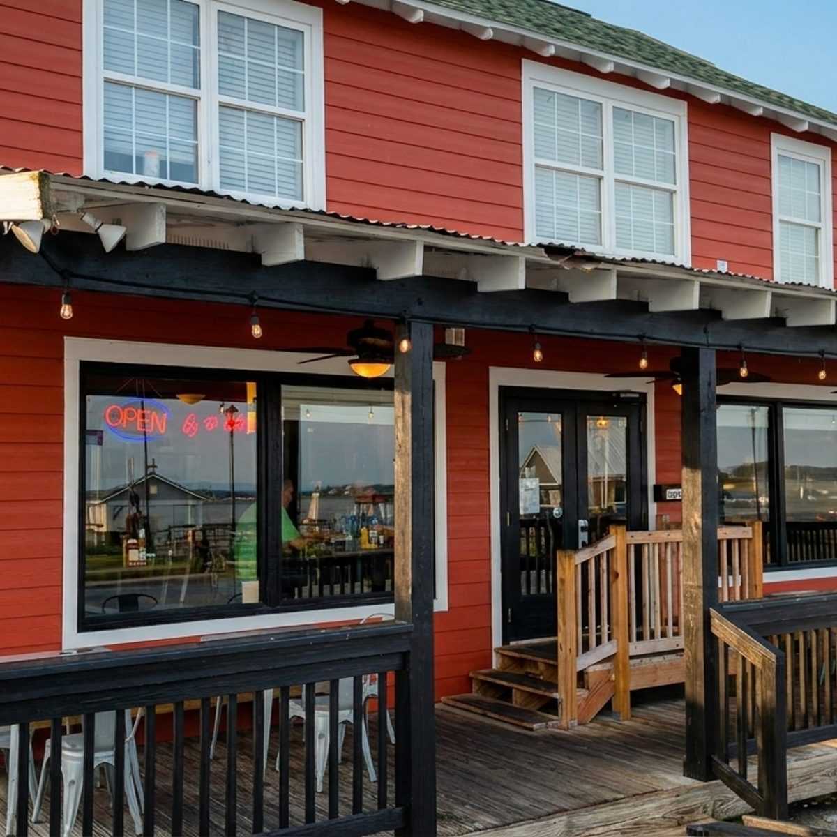 The Red Building on the Water
